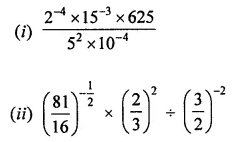 ML Aggarwal Class 8 Solutions for ICSE Maths Chapter 2 Exponents and Powers Check Your Progress 7