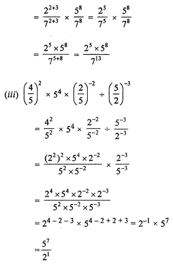 ML Aggarwal Class 8 Solutions for ICSE Maths Chapter 2 Exponents and Powers Ex 2.1 13
