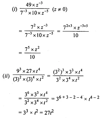 ML Aggarwal Class 8 Solutions for ICSE Maths Chapter 2 Exponents and Powers Ex 2.1 22