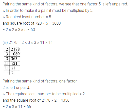 ML Aggarwal Class 8 Solutions for ICSE Maths Chapter 3 Squares and Square Roots Ex 3.3 14