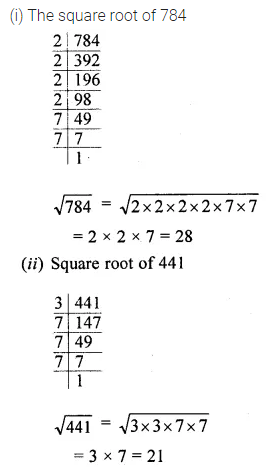 ML Aggarwal Class 8 Solutions for ICSE Maths Chapter 3 Squares and Square Roots Ex 3.3 4