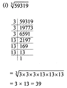 ML Aggarwal Class 8 Solutions for ICSE Maths Chapter 4 Cubes and Cube Roots Check Your Progress 4