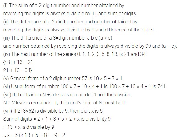 ML Aggarwal Class 8 Solutions for ICSE Maths Chapter 5 Playing with Numbers Objective Type Questions 1