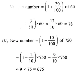 ML Aggarwal Class 8 Solutions for ICSE Maths Chapter 7 Percentage Ex 7.1 17