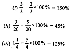 ML Aggarwal Class 8 Solutions for ICSE Maths Chapter 7 Percentage Ex 7.1 3