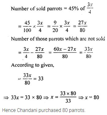 ML Aggarwal Class 8 Solutions for ICSE Maths Chapter 7 Percentage Ex 7.1 31
