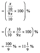 ML Aggarwal Class 8 Solutions for ICSE Maths Chapter 7 Percentage Ex 7.2 8