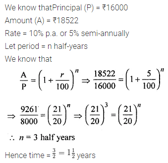 ML Aggarwal Class 8 Solutions for ICSE Maths Chapter 8 Simple and Compound Interest Ex 8.3 14