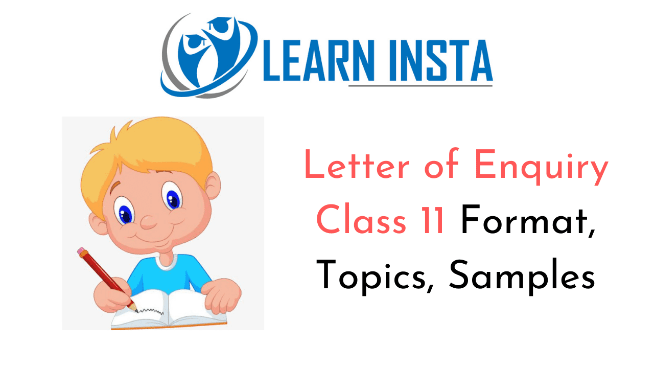 Letter Of Enquiry Class 11
