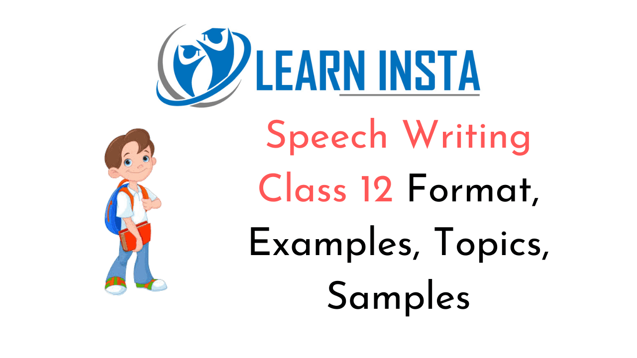 Speech Writing Class 12