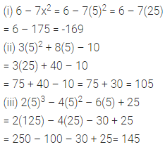 ML Aggarwal Class 6 Solutions for CISE Maths Chapter 9 Algebra Ex 9.4 4
