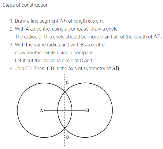ML Aggarwal Class 6 Solutions for ICSE Maths Chapter 13 Practical Geometry Check Your Progress 3
