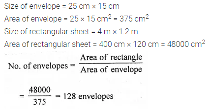 ML Aggarwal Class 6 Solutions for ICSE Maths Chapter 14 Mensuration Objective Type Questions 19
