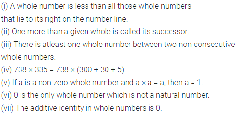 ML Aggarwal Class 6 Solutions for ICSE Maths Chapter 2 Whole Numbers Objective Type Questions 1
