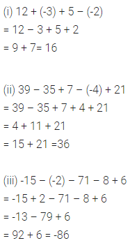 ML Aggarwal Class 6 Solutions for ICSE Maths Chapter 3 Integers Check Your Progress 2