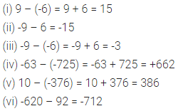 ML Aggarwal Class 6 Solutions for ICSE Maths Chapter 3 Integers Ex 3.3 3
