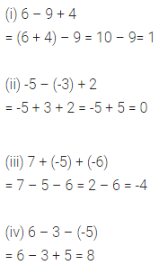 ML Aggarwal Class 6 Solutions for ICSE Maths Chapter 3 Integers Ex 3.4 1