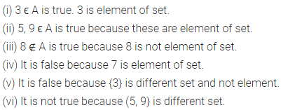 ML Aggarwal Class 6 Solutions for ICSE Maths Chapter 5 Sets Check Your Progress 2