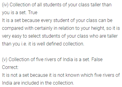 ML Aggarwal Class 6 Solutions for ICSE Maths Chapter 5 Sets Objective Type Questions 3