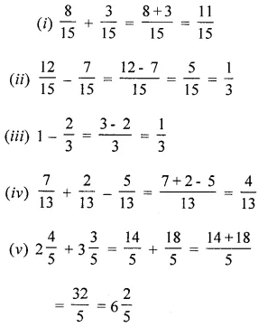 ML Aggarwal Class 6 Solutions for ICSE Maths Chapter 6 Fractions Ex 6.5 2