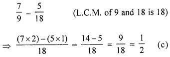 ML Aggarwal Class 6 Solutions for ICSE Maths Chapter 6 Fractions Objective Type Questions 25