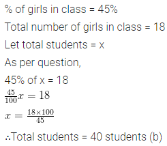 ML Aggarwal Class 6 Solutions for ICSE Maths Chapter 8 Ratio and Proportion Objective Type Questions 18