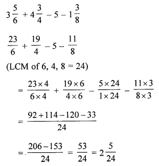 ML Aggarwal Class 6 Solutions for ICSE Maths Model Question Paper 3 25