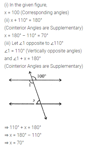 ML Aggarwal Class 7 Solutions for ICSE Maths Chapter 10 Lines and Angles Ex 10.2 6