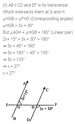 ML Aggarwal Class 7 Solutions for ICSE Maths Chapter 10 Lines and Angles Ex 10.2 9