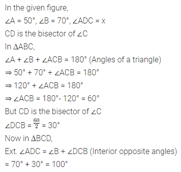 ML Aggarwal Class 7 Solutions for ICSE Maths Chapter 11 Triangles and its Properties Check Your Progress 5