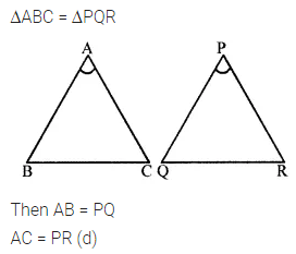 ML Aggarwal Class 7 Solutions for ICSE Maths Chapter 12 Congruence of Triangles Objective Type Questions 7