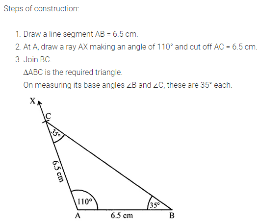 ML Aggarwal Class 7 Solutions for ICSE Maths Chapter 13 Practical Geometry Ex 13 11