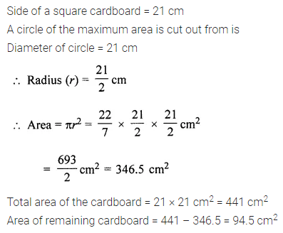 ML Aggarwal Class 7 Solutions for ICSE Maths Chapter 16 Perimeter and Area Ex 16.3 11