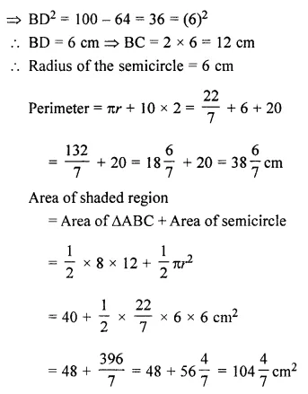 ML Aggarwal Class 7 Solutions for ICSE Maths Chapter 16 Perimeter and Area Ex 16.3 28