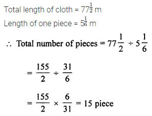 ML Aggarwal Class 7 Solutions for ICSE Maths Chapter 2 Fractions and Decimals Ex 2.4 5