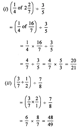 ML Aggarwal Class 7 Solutions for ICSE Maths Chapter 2 Fractions and Decimals Ex 2.7 5