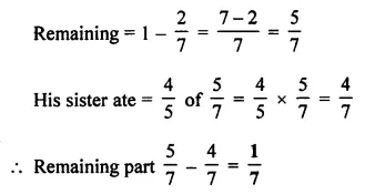ML Aggarwal Class 7 Solutions for ICSE Maths Chapter 2 Fractions and Decimals Objective Type Questions 4