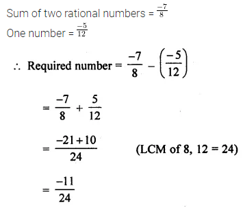 ML Aggarwal Class 7 Solutions for ICSE Maths Chapter 3 Rational Numbers Ex 3.3 14