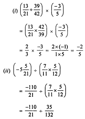 ML Aggarwal Class 7 Solutions for ICSE Maths Chapter 3 Rational Numbers Ex 3.3 24