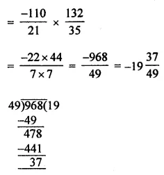 ML Aggarwal Class 7 Solutions for ICSE Maths Chapter 3 Rational Numbers Ex 3.3 25