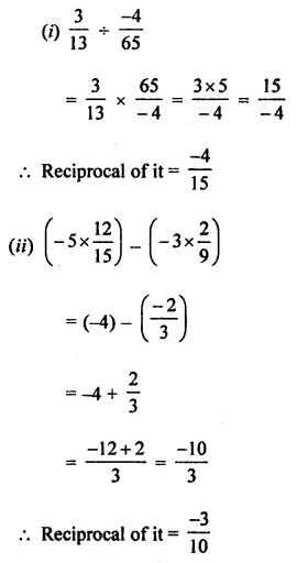 ML Aggarwal Class 7 Solutions for ICSE Maths Chapter 3 Rational Numbers Ex 3.3 27
