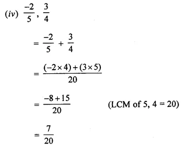ML Aggarwal Class 7 Solutions for ICSE Maths Chapter 3 Rational Numbers Ex 3.3 3