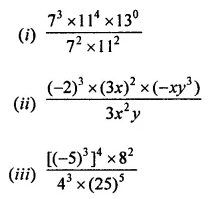 ML Aggarwal Class 7 Solutions for ICSE Maths Chapter 4 Exponents and Powers Check Your Progress 2