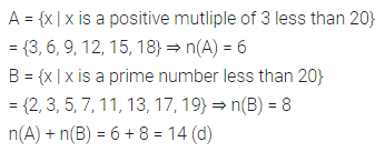 ML Aggarwal Class 7 Solutions for ICSE Maths Chapter 5 Sets Objective Type Questions 9