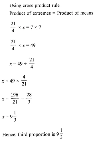 ML Aggarwal Class 7 Solutions for ICSE Maths Chapter 6 Ratio and Proportion Ex 6.2 10