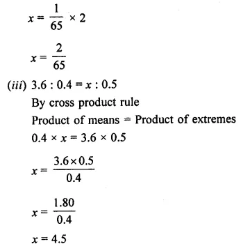 ML Aggarwal Class 7 Solutions for ICSE Maths Chapter 6 Ratio and Proportion Ex 6.2 5