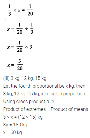 ML Aggarwal Class 7 Solutions for ICSE Maths Chapter 6 Ratio and Proportion Ex 6.2 7