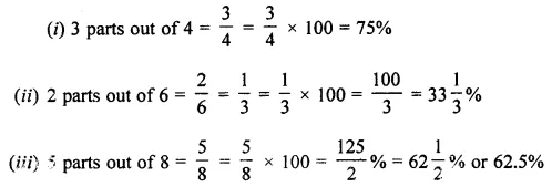 ML Aggarwal Class 7 Solutions for ICSE Maths Chapter 7 Percentage and Its Applications Ex 7.1 5