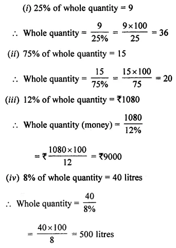ML Aggarwal Class 7 Solutions for ICSE Maths Chapter 7 Percentage and Its Applications Ex 7.2 15