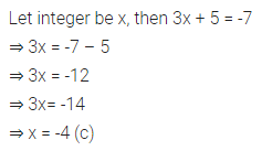 ML Aggarwal Class 7 Solutions for ICSE Maths Chapter 9 Linear Equations and Inequalities Objective Type Questions 16